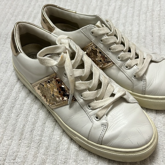 Tory Burch  White and silver Women's Sneakers - Picture 3 of 8